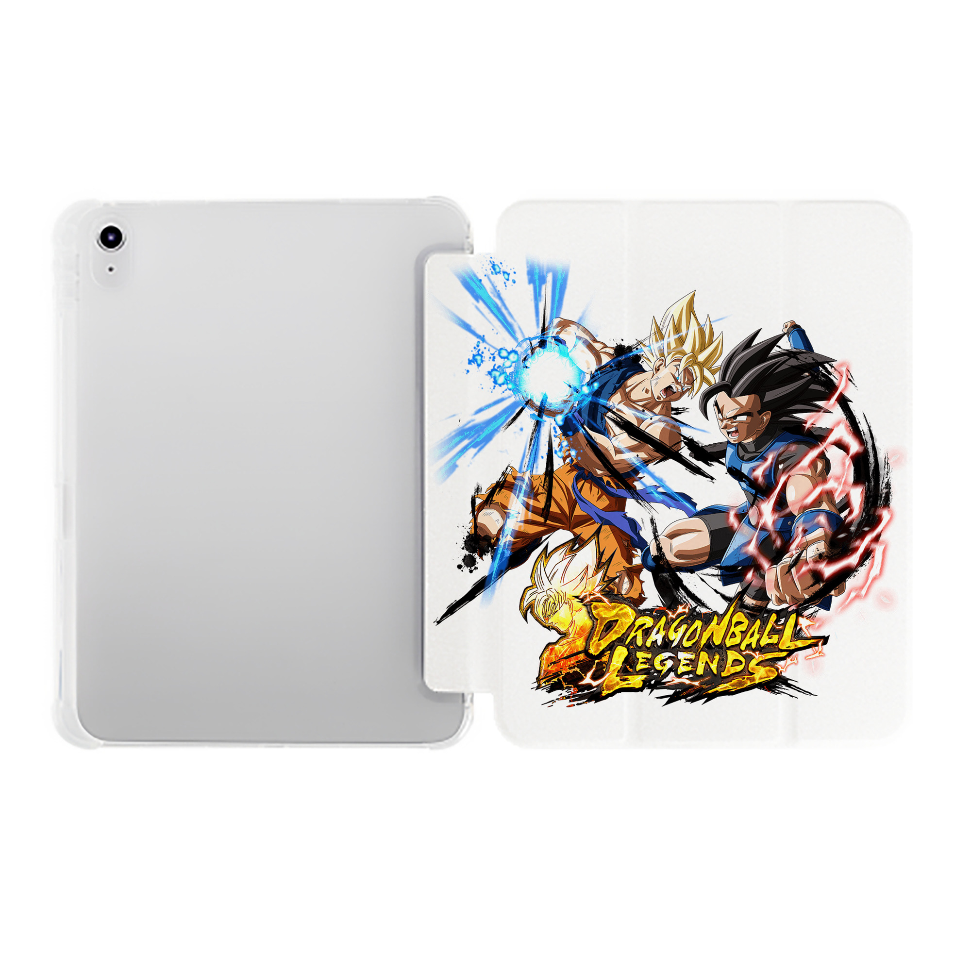 （画像用） ドラゴンボール DRAGON BALL IPad ケース ペン収納付き 三つ折りスタンド PUレザー×シリコン 対応機種9.5/10.5/10.9インチ